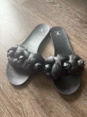 Shade & Shore Women's Mallory Floral Jelly Slide Sandals